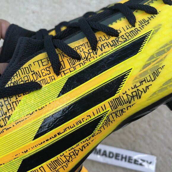 [US 12] adidas x SPEEDFLOW MESSI.3 FG Soccer Futbol Cleats GW7419 Yellow main image 4